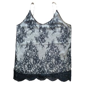 Fairy Grunge Black Lace Cami Tank Top